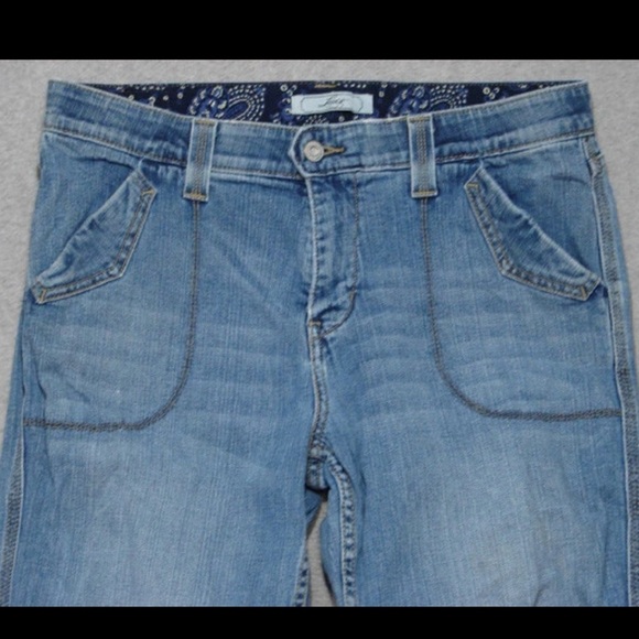 RL09420 2011 **LEVI'S** CAPRI, CROPPED WOMENS JEANS sz6 - Picture 4 of 10